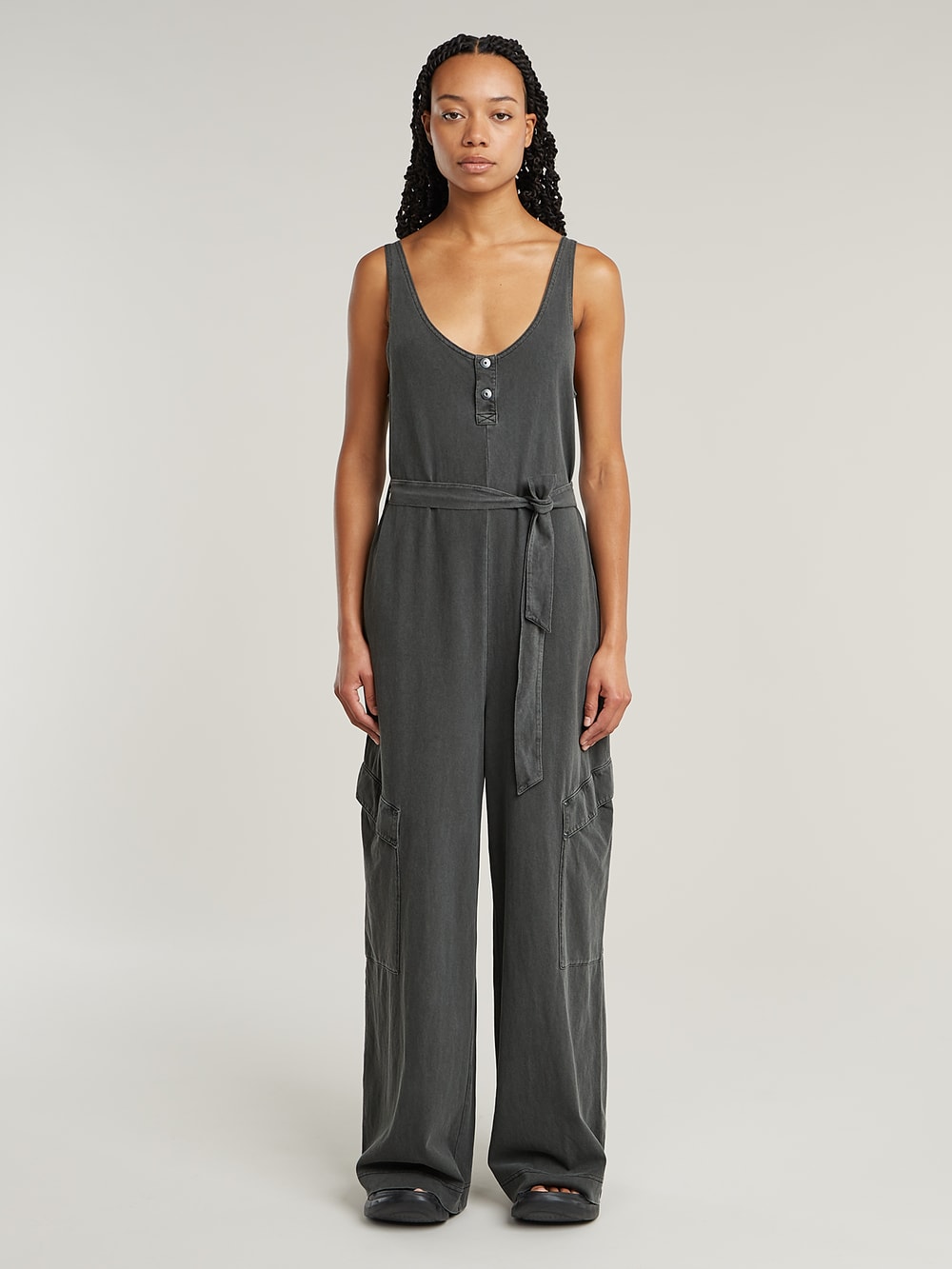 Cocoon Jumpsuit | Dark blue | G-STAR® US