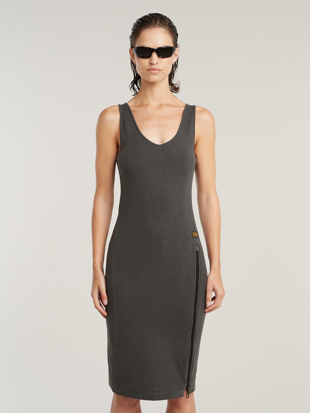 Asymmetric Zip Top | Pink | G-STAR® US