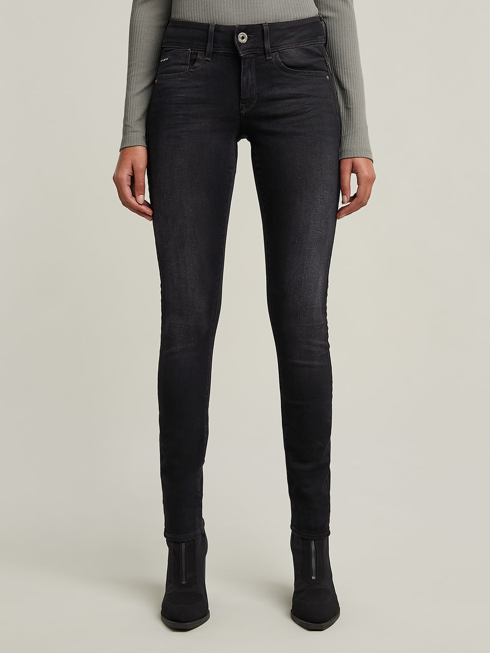 ジーンズスキニーストレッチLynn Mid Waist Skinny Jeans セール】LYNN MID SKINNY JEANS/ローライズスキニー（デニム