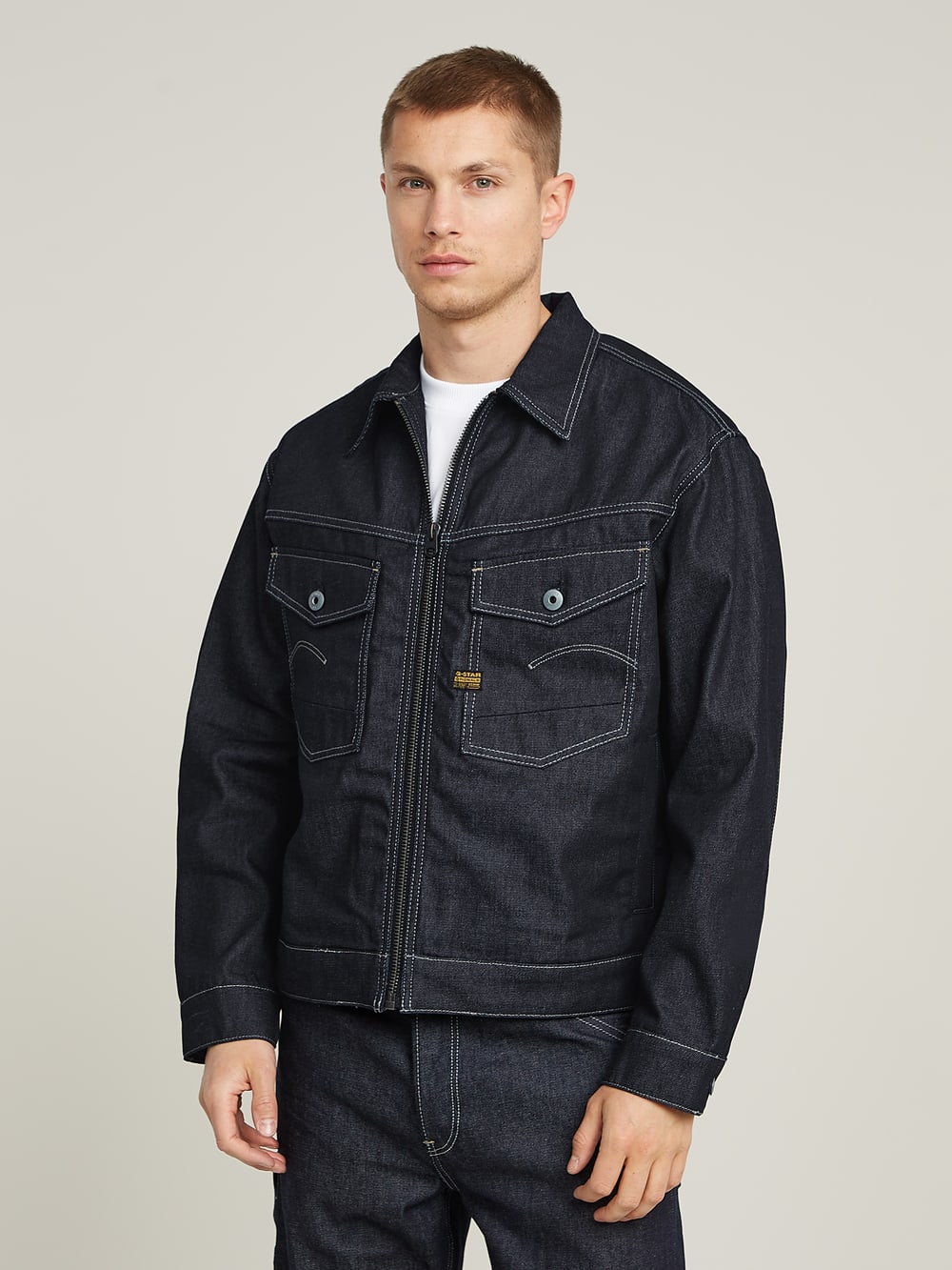 Herrenbekleidung G Star Herren Lederjacke Gstar Raw Herren