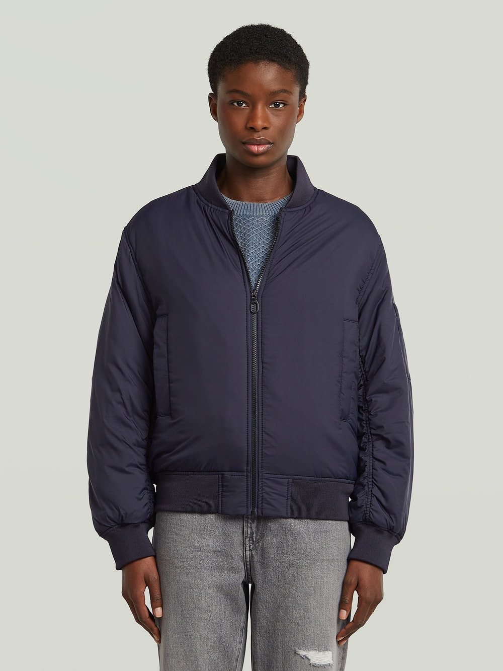 E LONG POCKET BOMBER JACKET ジースター G-STAR