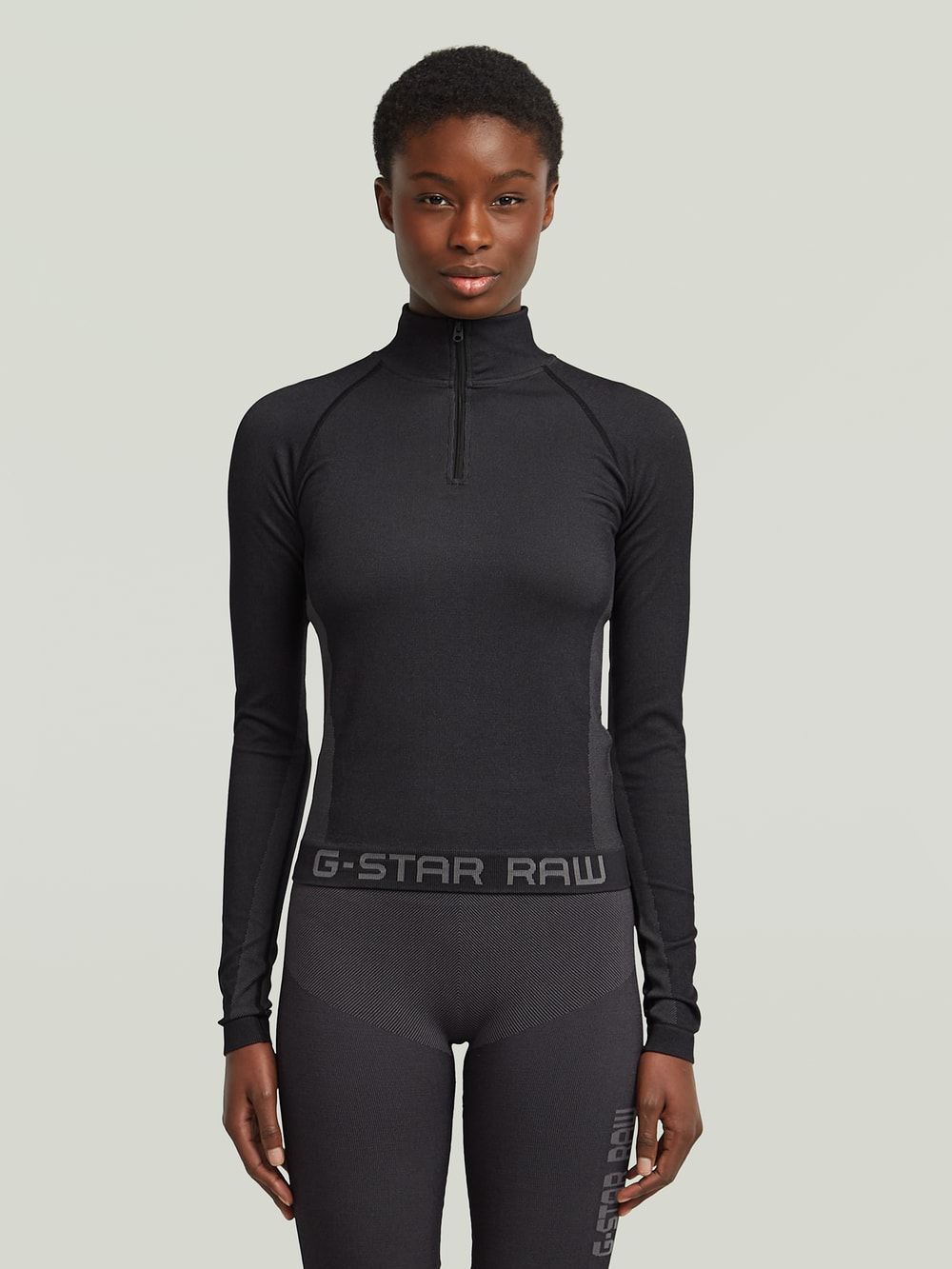 Asymmetrical Zip Slim Tank Top | ベージュ | G-STAR® JP