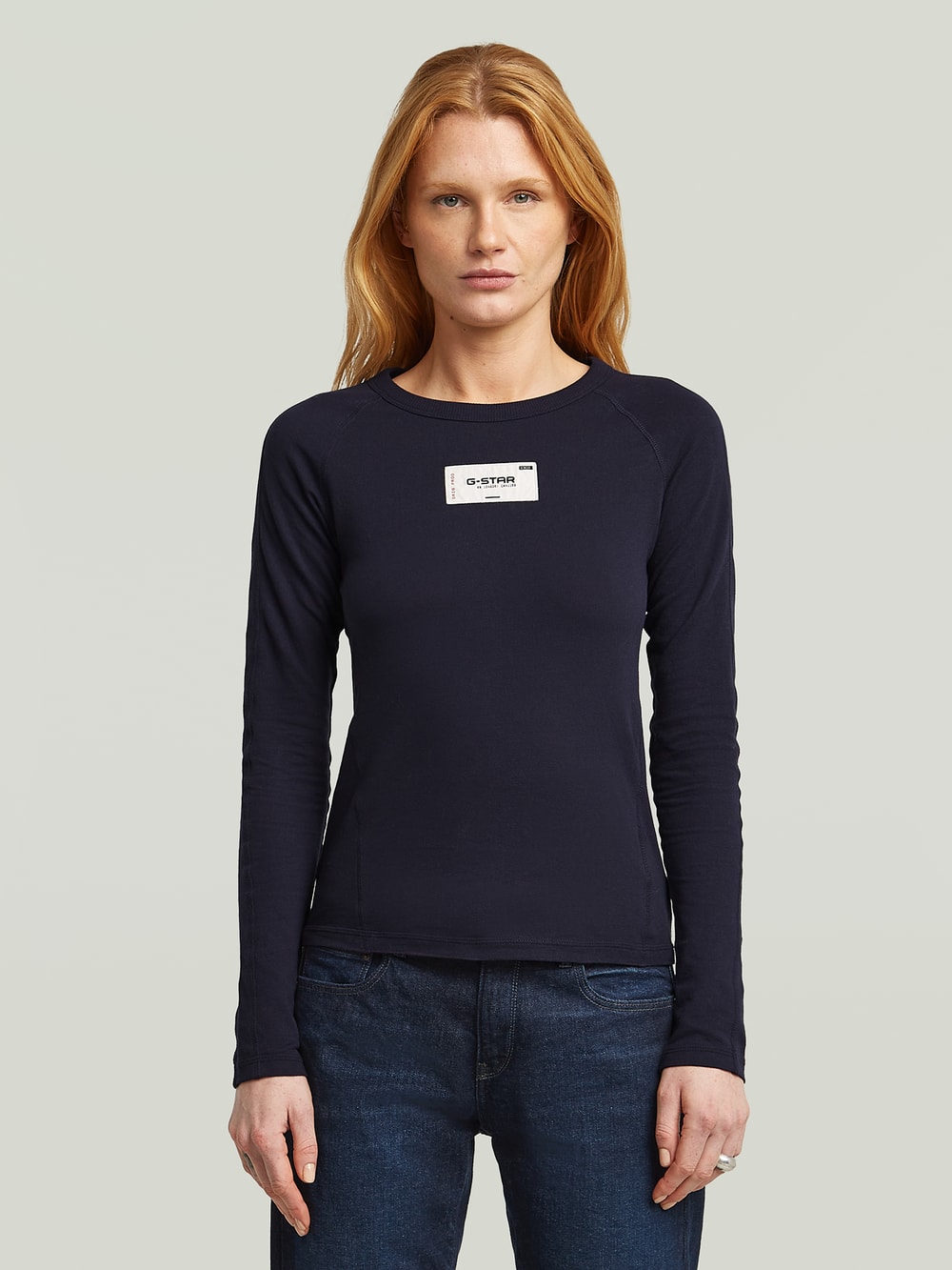 売れ筋商品|||ジースター Tシャツ レディース トップス SLIM - Long sleeved top - petrol Women's Long Sleeve Shirts & Tops | G-Star RAW® US