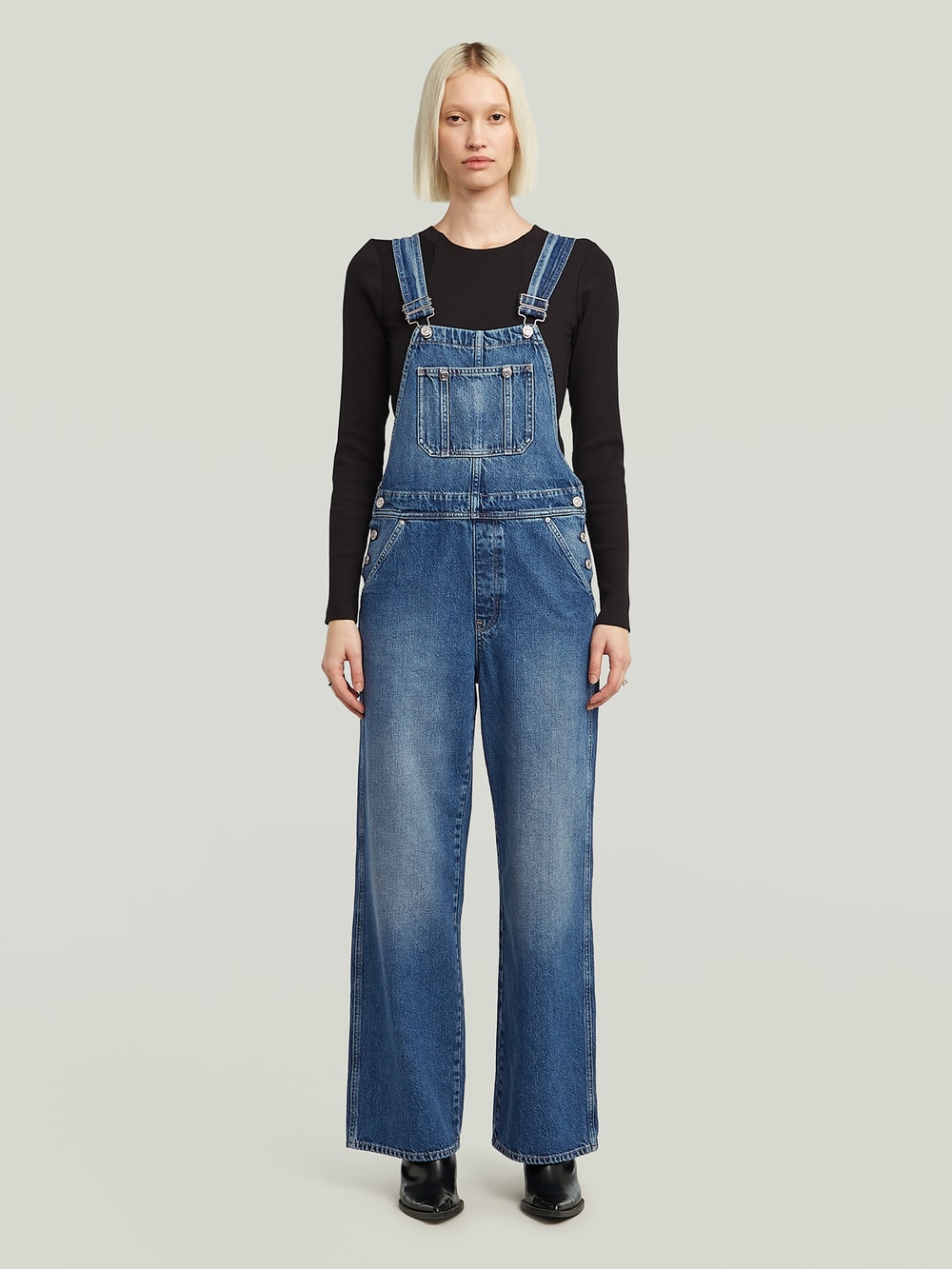 DENIM DUNGAREE 新品 Amazon.com: HUNGSON Denim Bib Overalls for Men Slim Fit