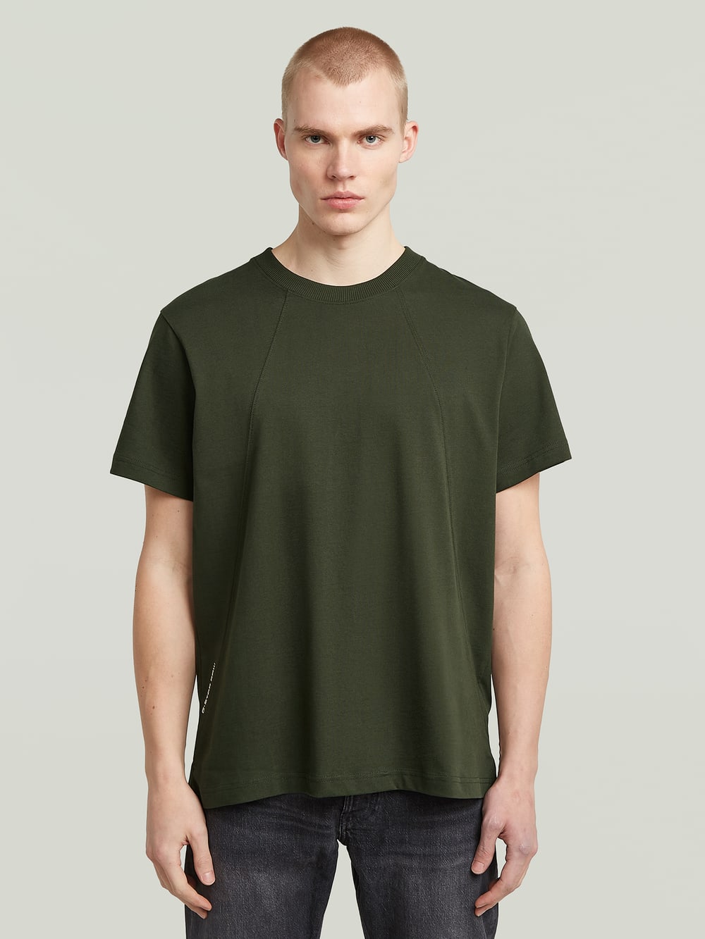 送料込★G-Star★Horizontal Seam Loose 半袖Tシャツ セール】HORIZONTAL SEAM LOOSE TOP/オーバーサイズシーム