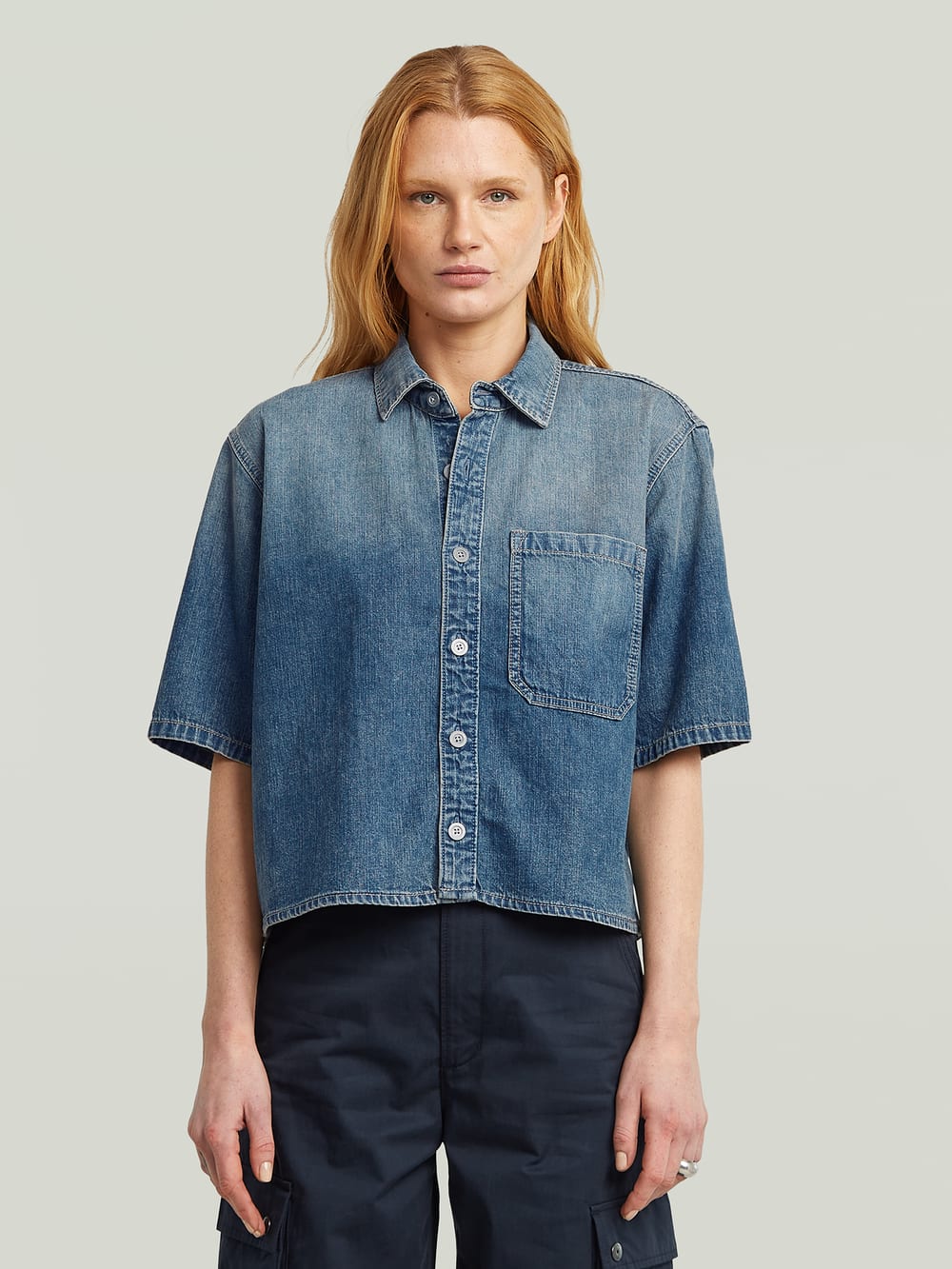 【 JEANS】★SLIM ESSENTIAL RIB TSHIRT★正規品★ A03558_0GRDJ_01_C.jpg
