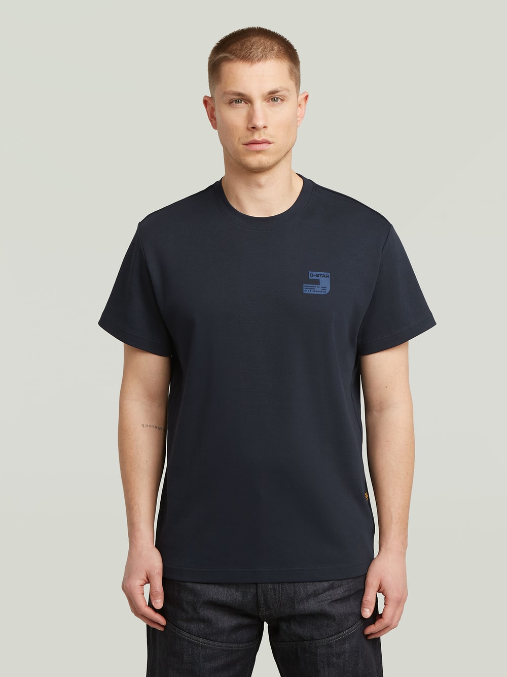 Text Chest T-Shirt | ブラック | G-STAR® JP