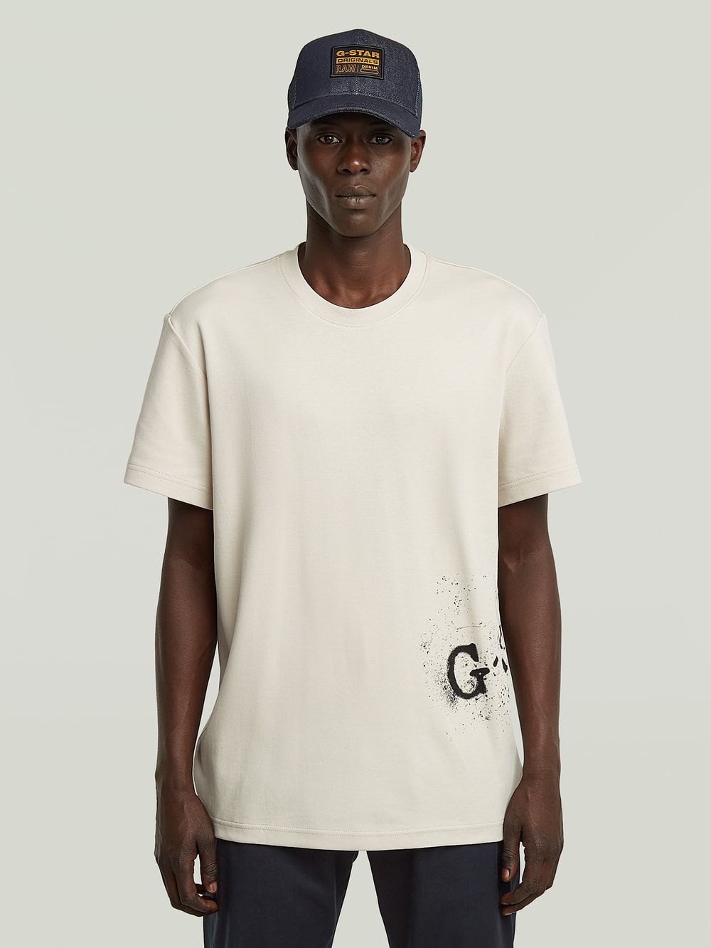 送料込★G-Star★リブネック Graphic 8 Tシャツ G-STAR RAW 【期間限定ポイント5倍】G-STAR 丸首Tシャツ GRAPHIC