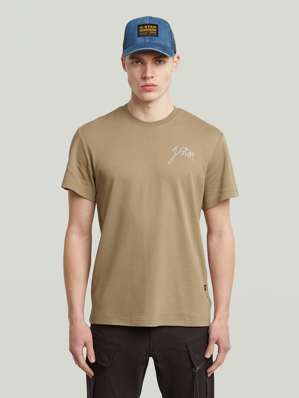 送料込★G-Star★半袖Tシャツ Base-S Ribbed Base-S T-Shirt | ブラック | G-STAR® JP