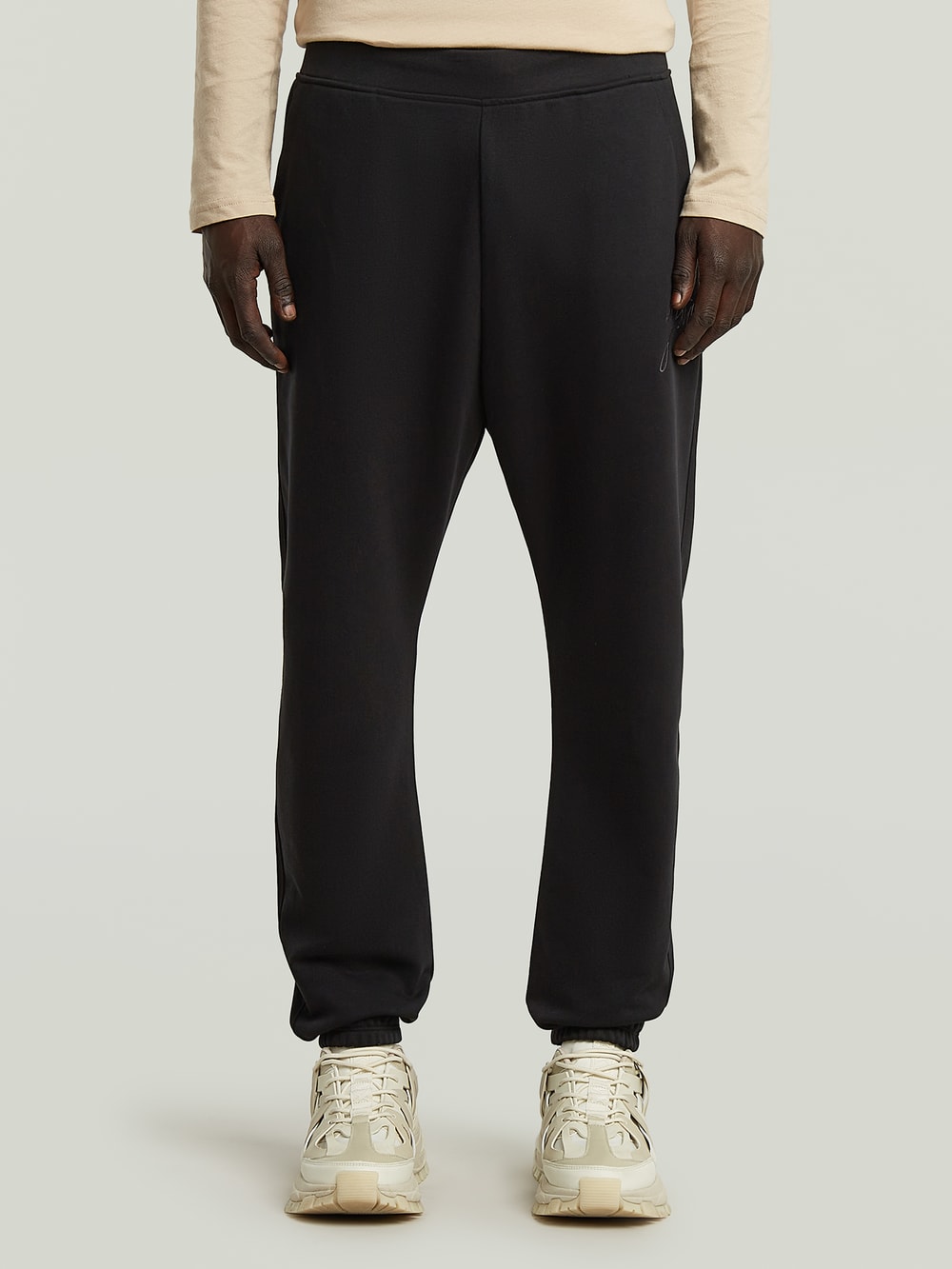 Oblique logo Sweat Pants | Black | G-STAR® US