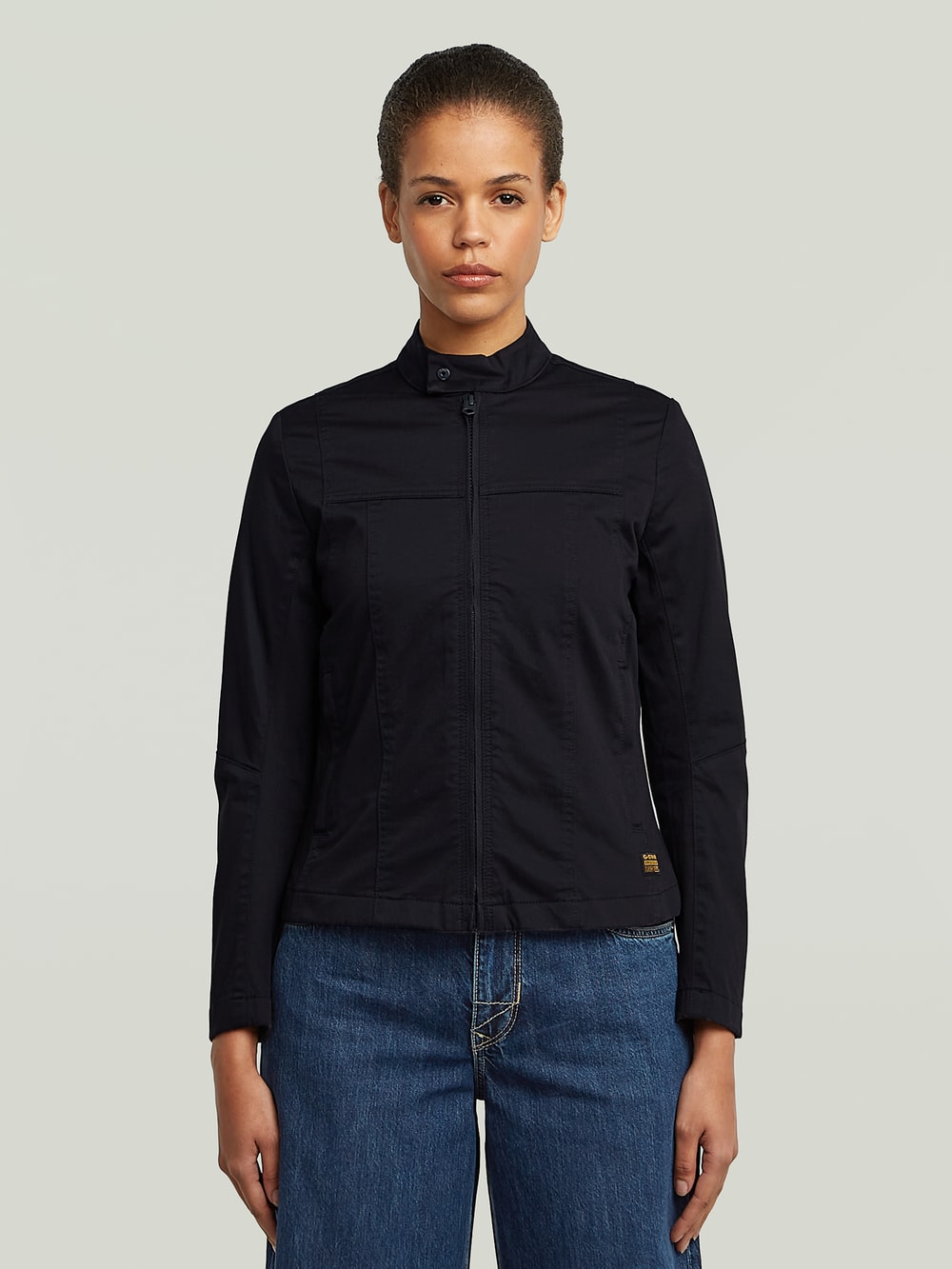 【G-Star】MOWER DENIM OVERSHIRT WMN Relaxed Denim Overshirt | Medium blue | G-STAR® US
