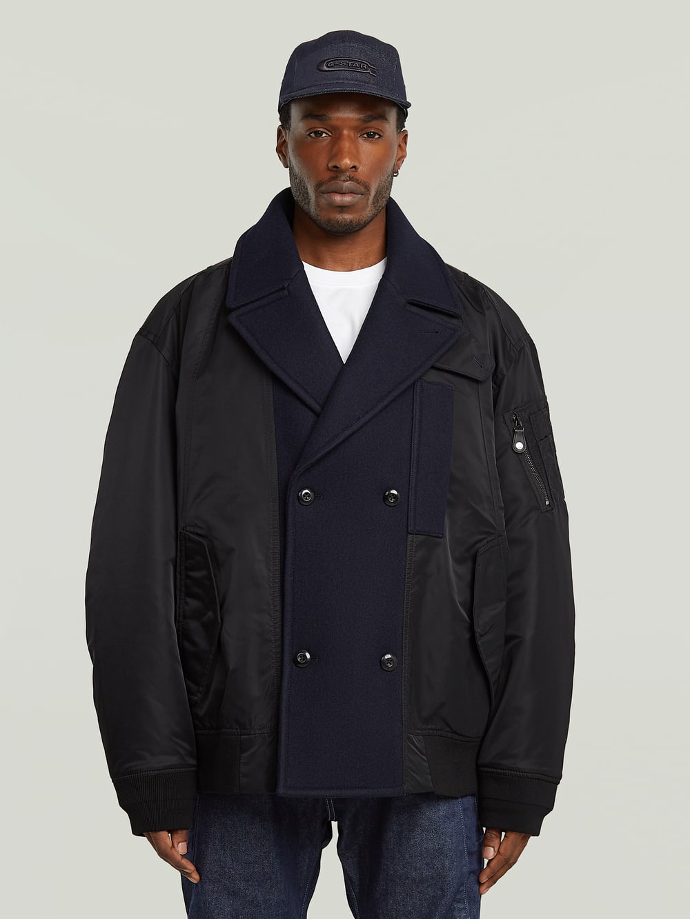 Wool Peacoat | ダークブルー | G-STAR® JP