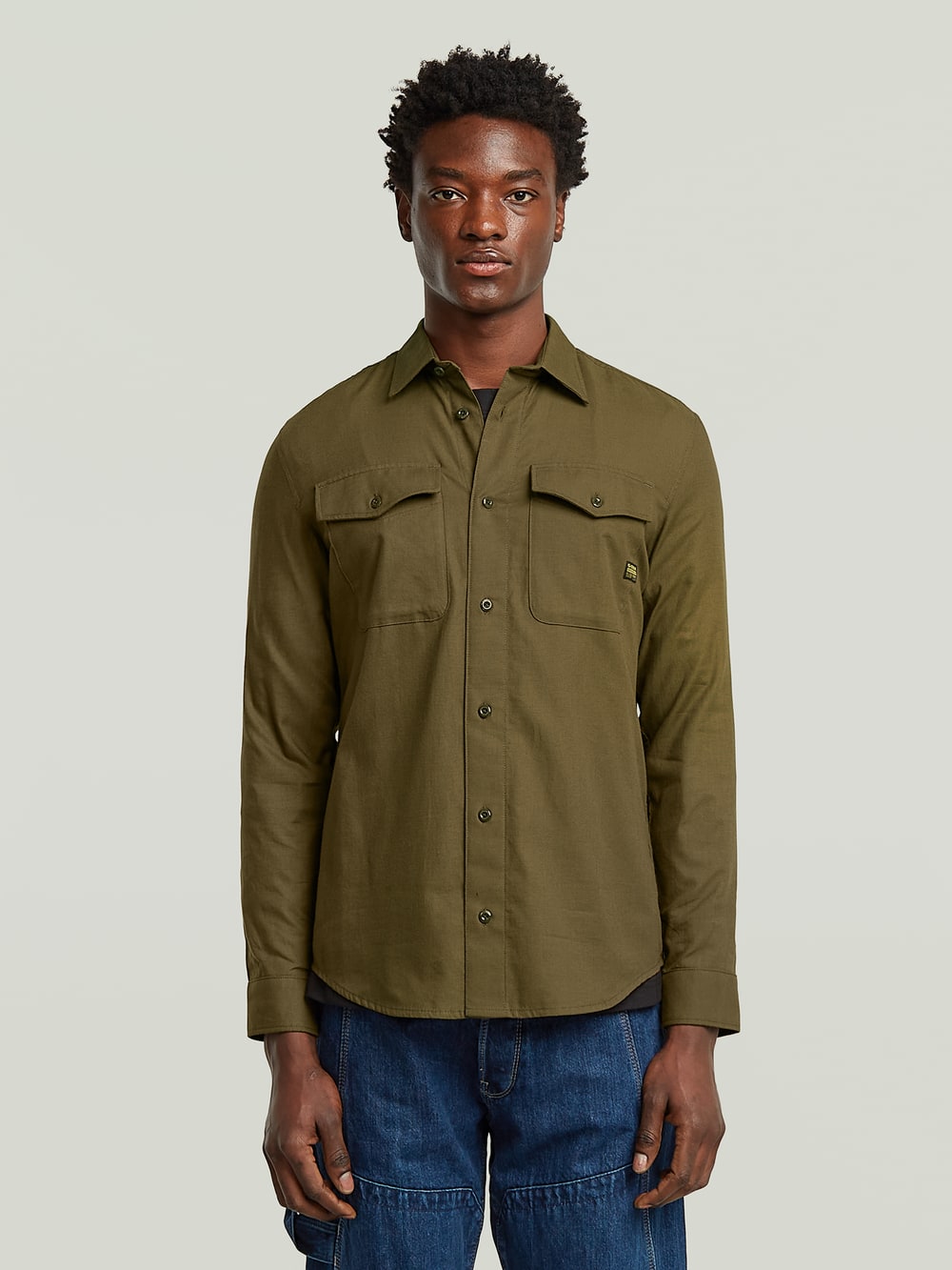 G-STAR RAW (ジースターロー)MIDGE CHOPER SLIM SHURT(ミッジ チョッパー スリムシャツ)スタンドカラー　ノースリーブシャツ Amazon | G-STAR RAW(ジースターロー)MIDGE CHOPER SLIM SHURT
