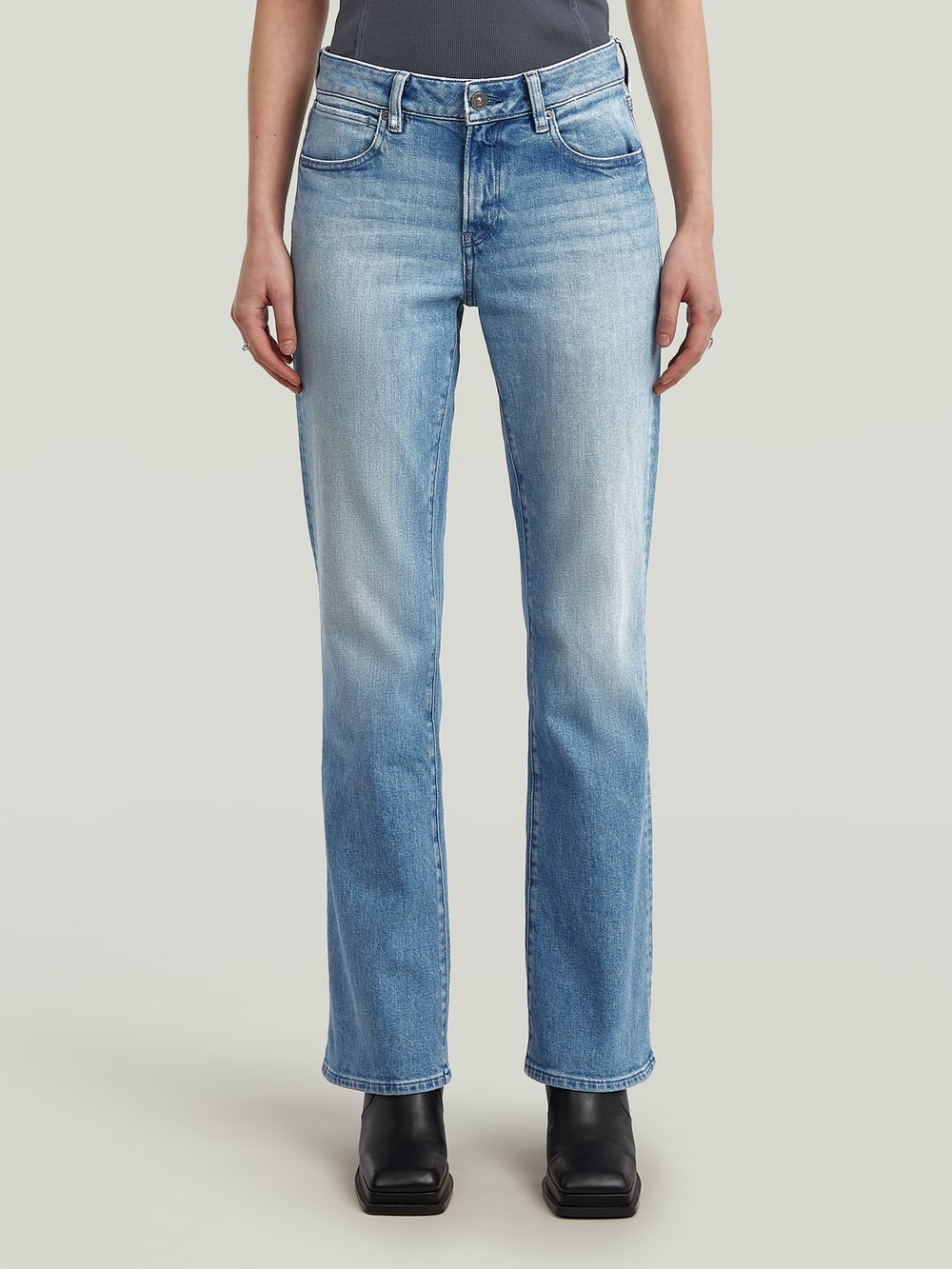 G-Staq Low Bootcut Jeans | Medium blue | G-STAR® US