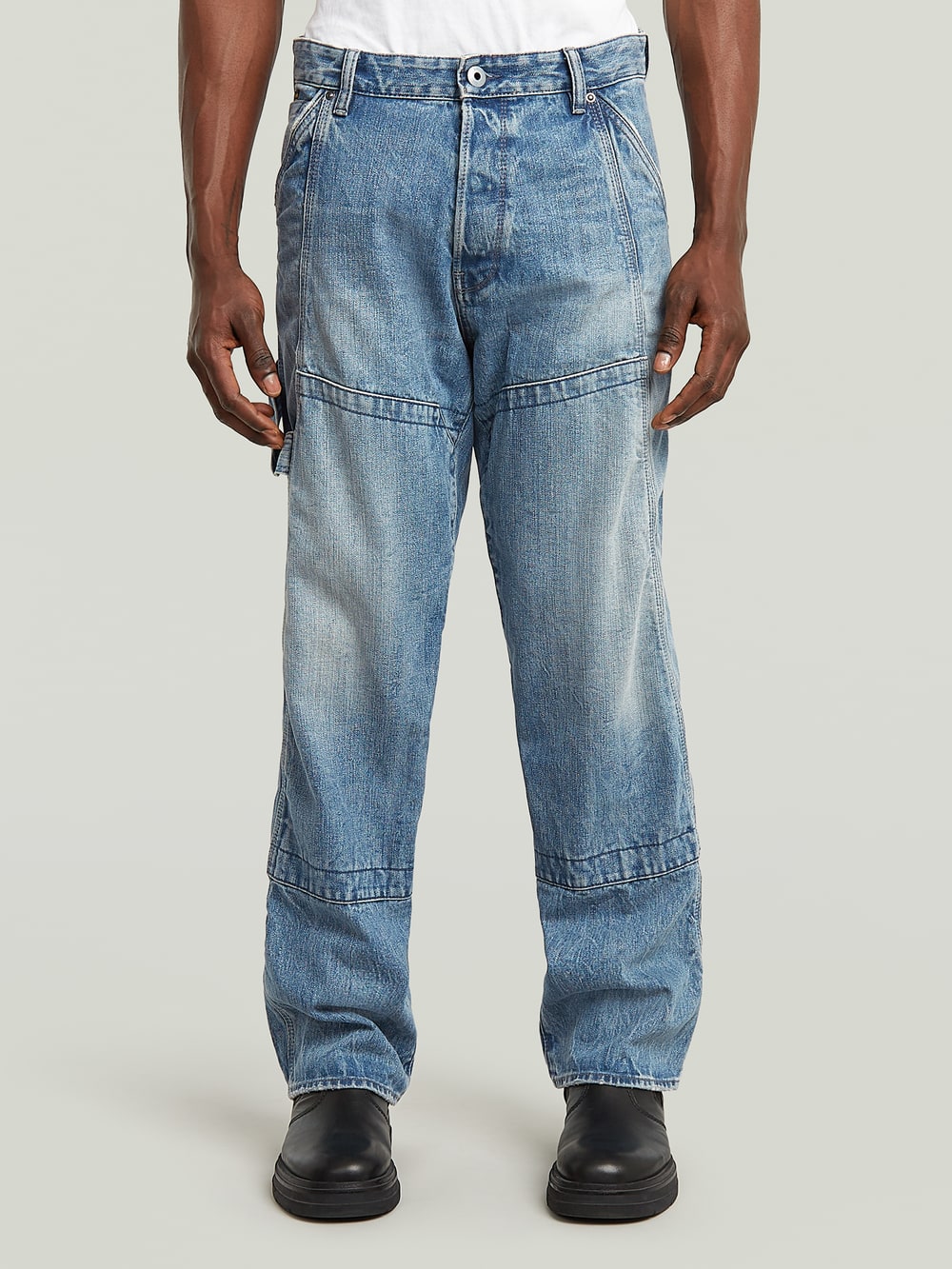 ゴンページ Carpenter Loose Jeans | ライトブルー | G-STAR® JP