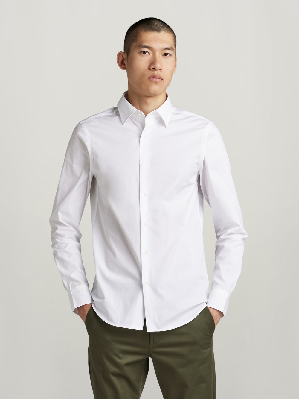Slim Denim Shirt | Medium blue | G-STAR® US