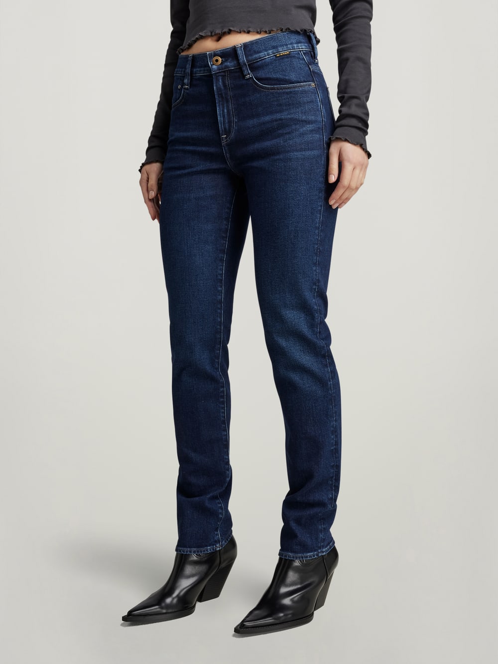 送料無料◆2024新品  Ace 2.0 Biker Slim Straight Jeans | Dark blue | G-STAR® EE パンツ