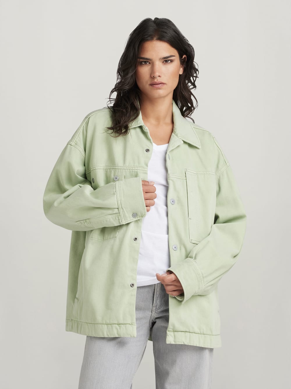 Biker Cazadora Vaquera G Star Mujer G-Star Chaqueta Varsity Wool