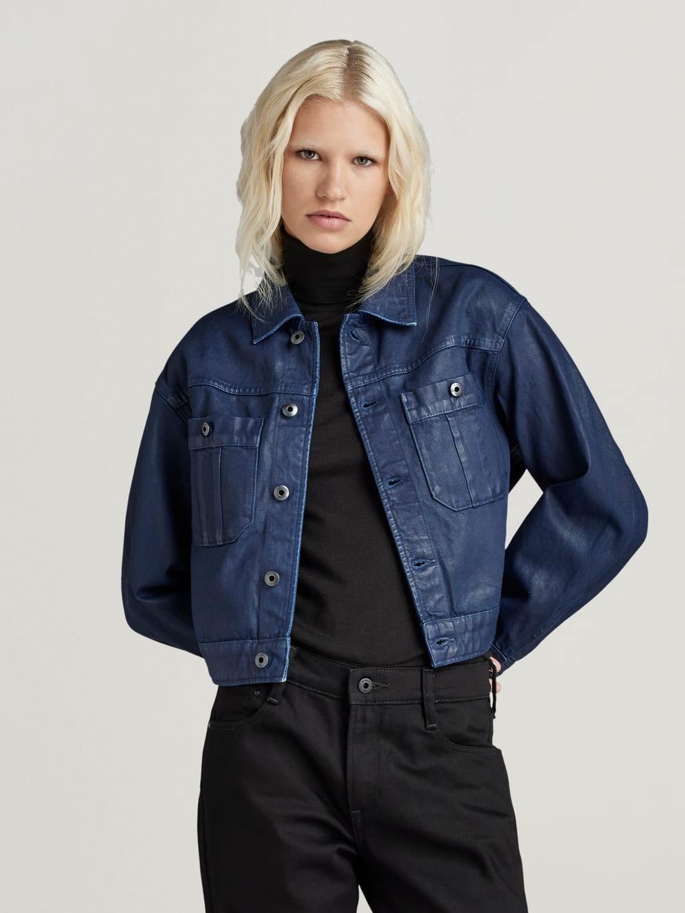 Cropped Wander Jacket Destroyed | Beige | G-STAR® SG