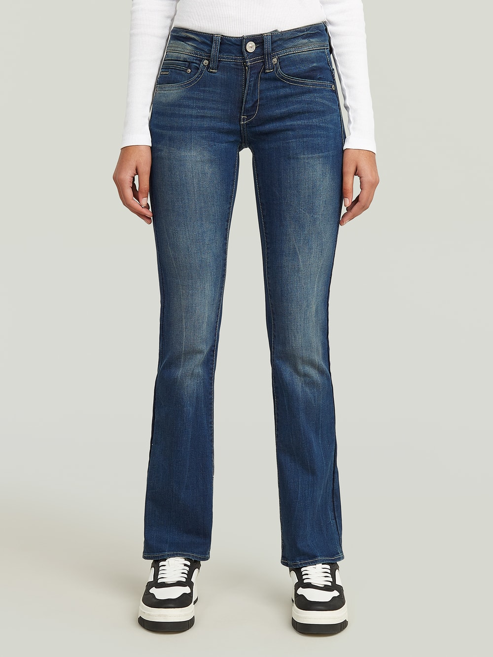 Women s Bootcut Jeans High Rise Low Rise G Star RAW CA