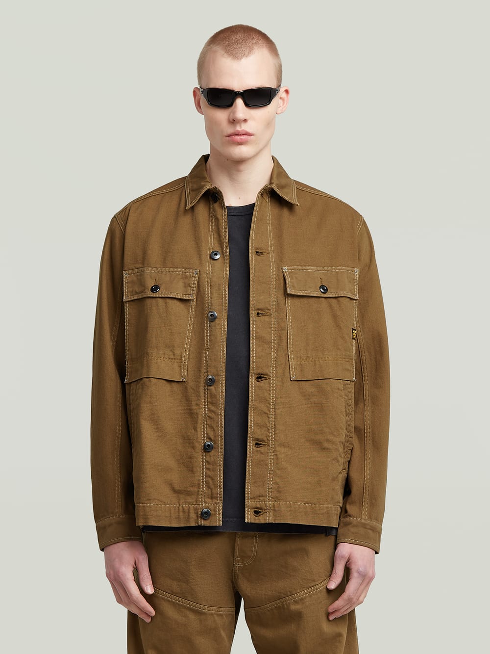 ジャケット・アウター G-STAR RAW CHECK OVERSHIRT JKT Men's Overshirts | Men's Shirt Jackets & Shackets | G-Star