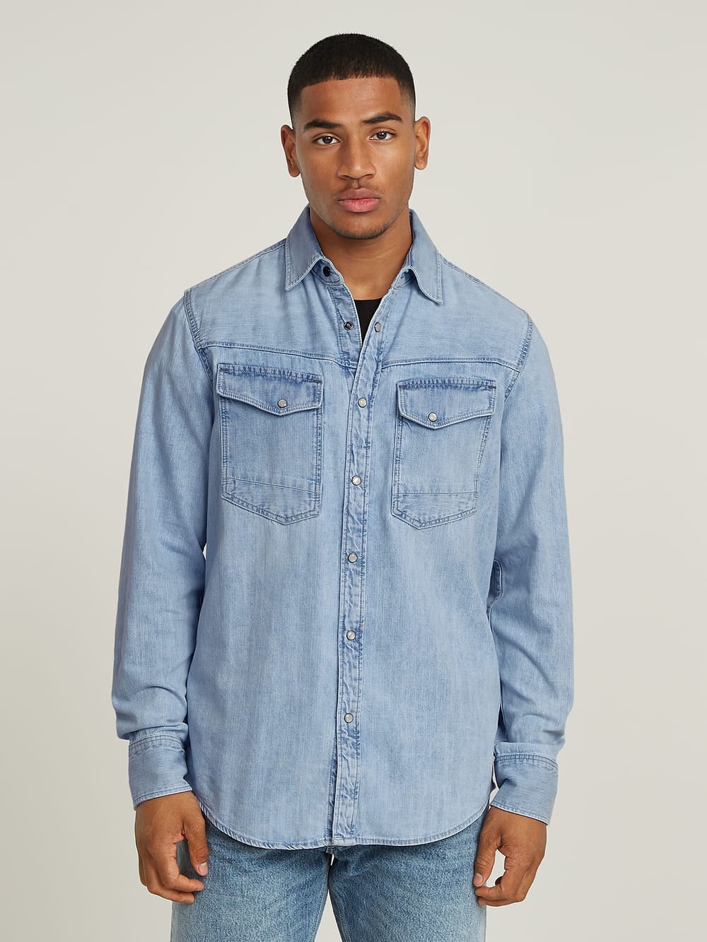 Dakota Slim Denim Shirt | ライトブルー | G-STAR® JP