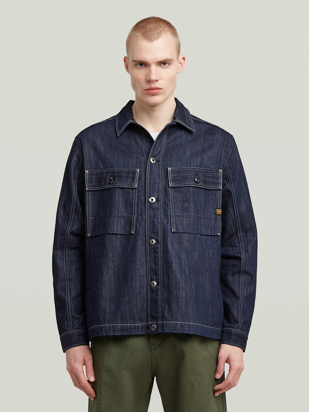 【G-Star】MOWER DENIM OVERSHIRT WMN Men's Overshirts | Men's Shirt Jackets & Shackets | G-Star