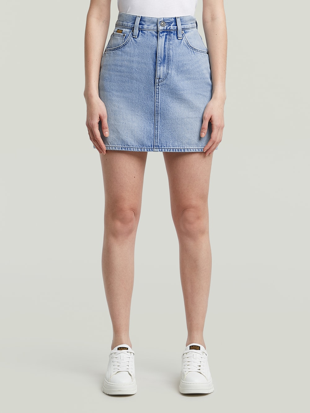 Viktoria Short Chino Skirt | Green | G-STAR® DK Viktoria Short Chino Skirt | Green | G-STAR® DK