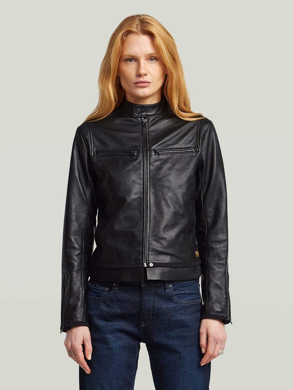 Biker Leather Jacket | Black | G-STAR® US