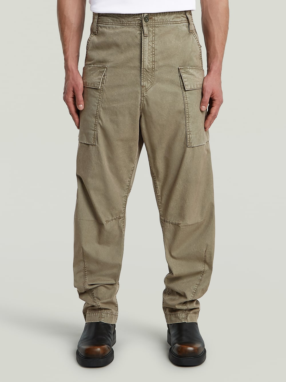 ラッセルノ　WIDE TAPERED WARM PANTS ラッセルノ WIDE TAPERED WARM PANTS ATX Work Pants - Duck