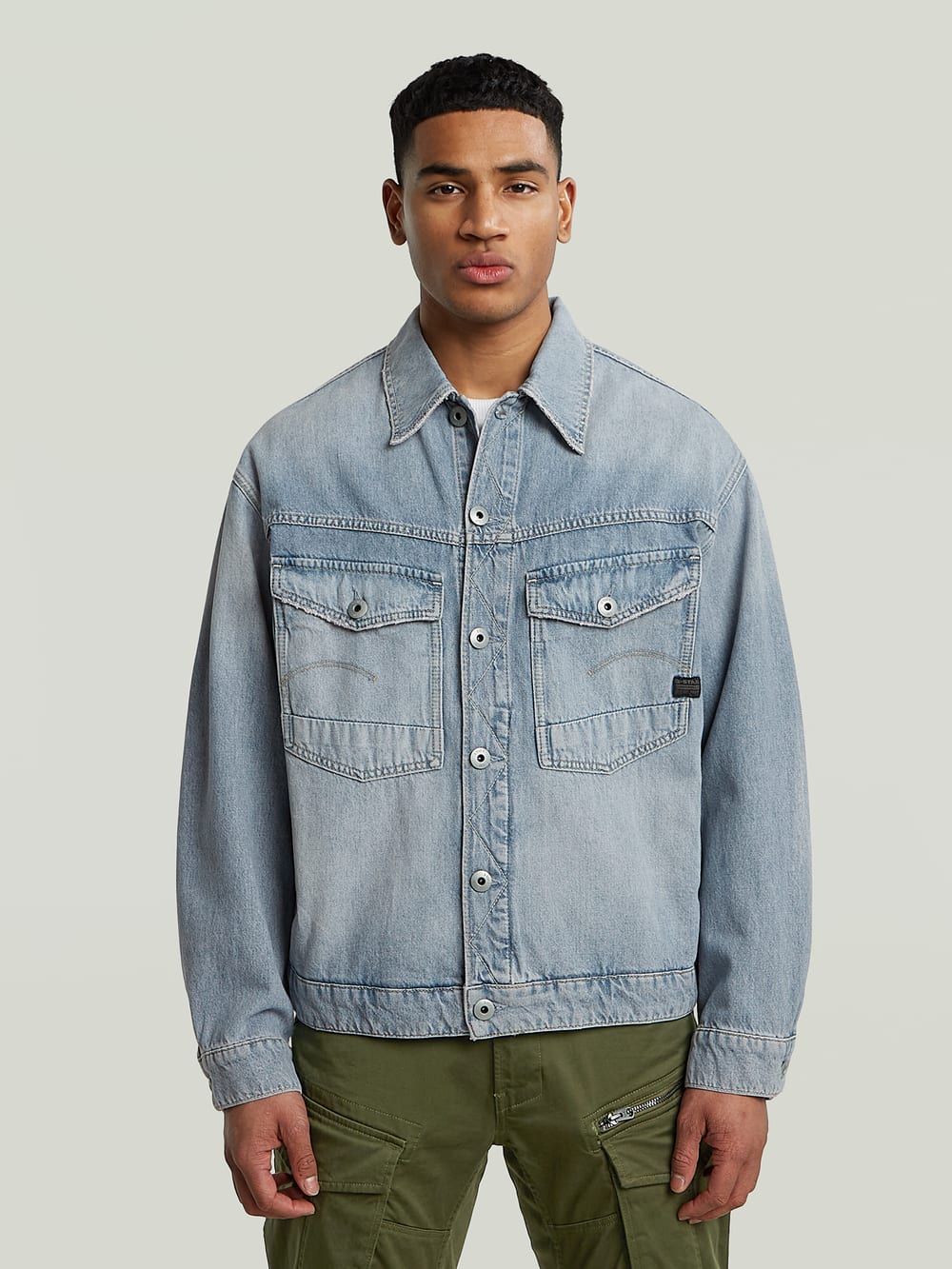 Coach Zip Jacket | Light blue | G-STAR® US