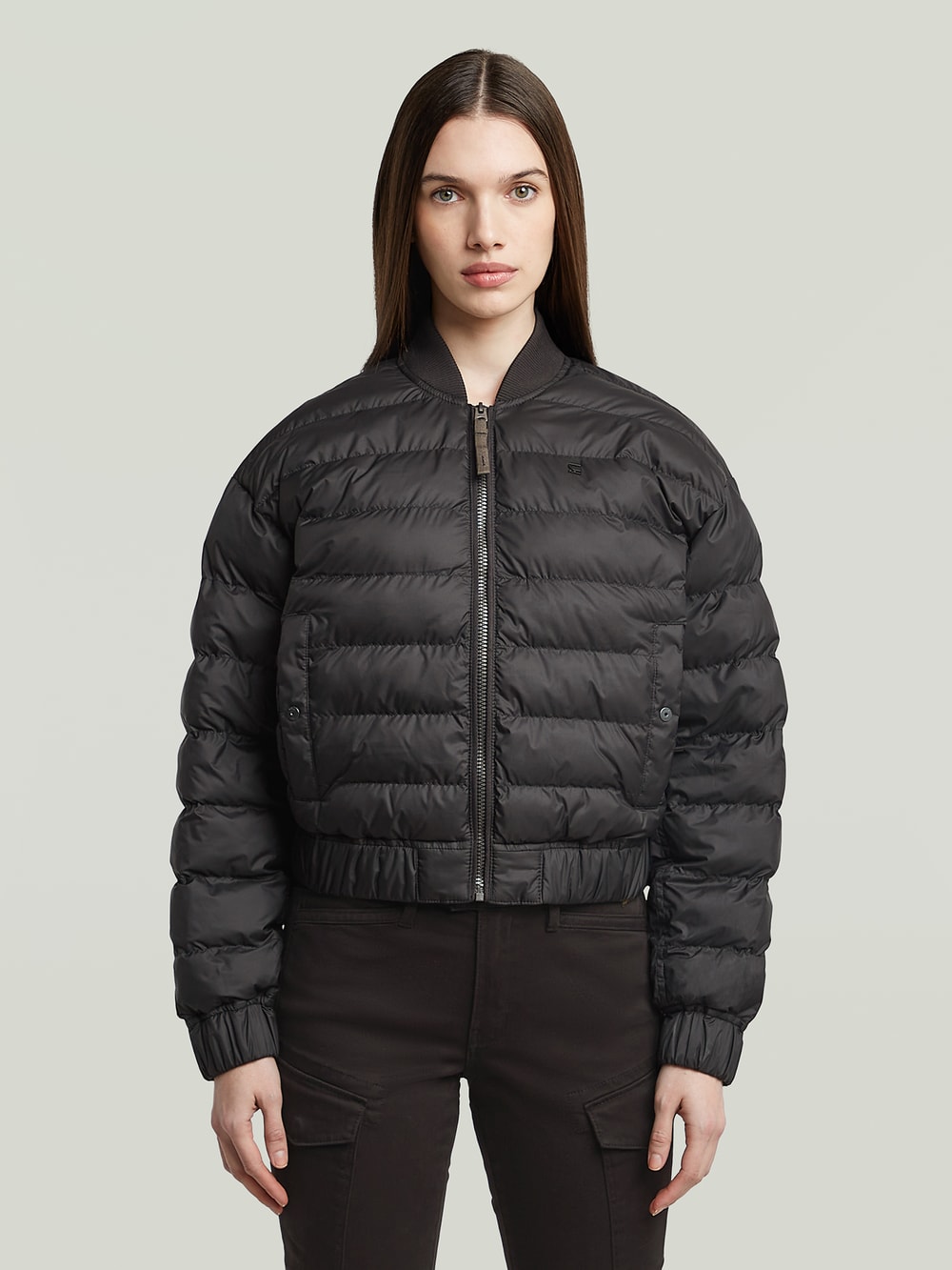 G-STAR WOMEN ブラックデニムジャケット G-STAR RAW ジースターロウ デニムジャケット ARC ZIP