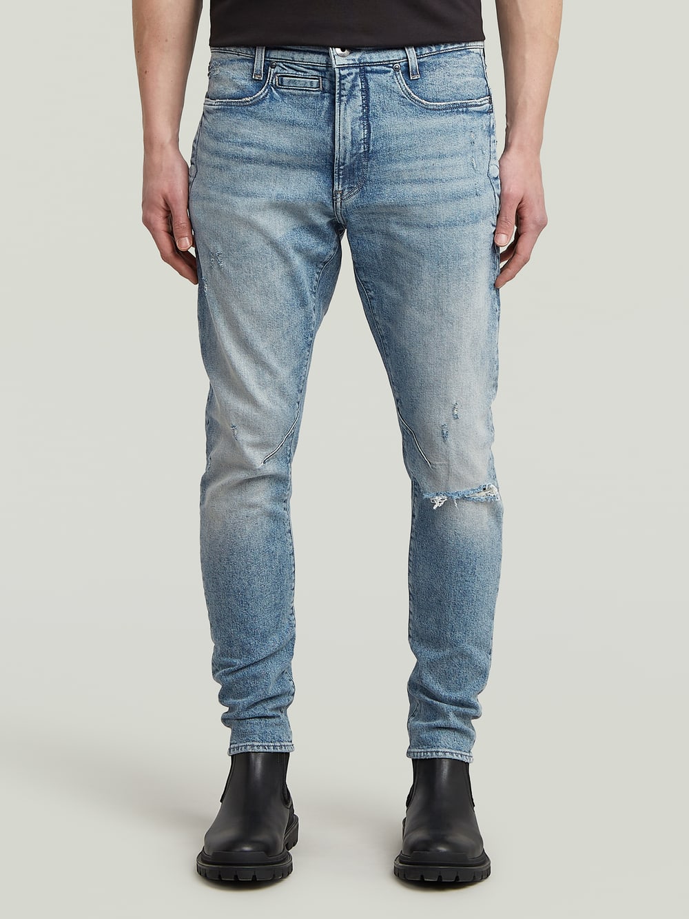 HAYAKUさん専用　G-STAR RAW DENIM パンツ G-STAR RAW - G-STAR RAW 3D TAPERED デニムバイカーパンツの