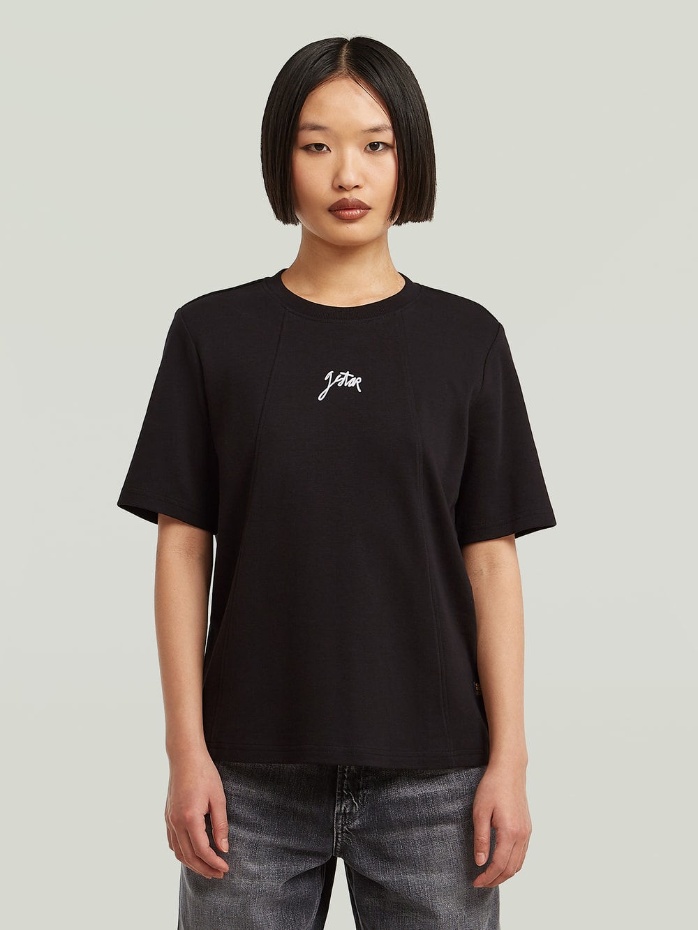 送料込★G-Star★Washed Script 半袖Tシャツ Washed G-Script T-Shirt | Grey | G-STAR® US