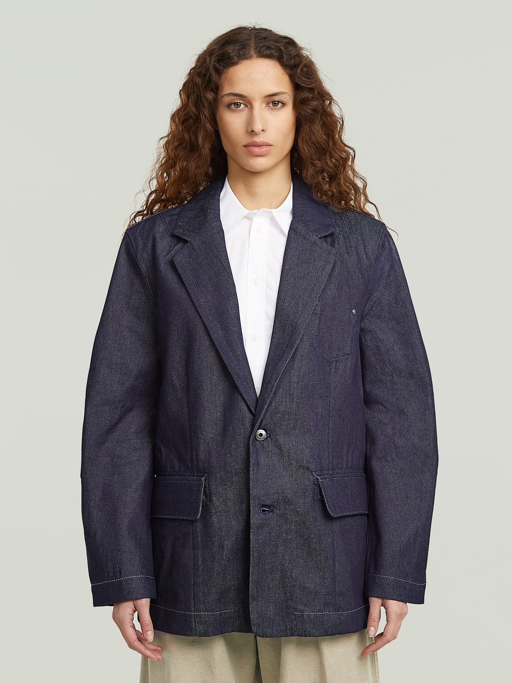 【国産】 Big Boyfriend Oversized Blazer | Dark blue | G-STAR® NL ジャケット・アウター