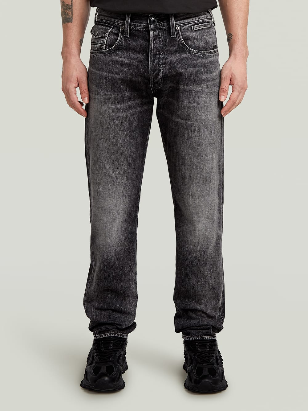 Men's Tapered Jeans | Black Blue & Grey | G-STAR® JP