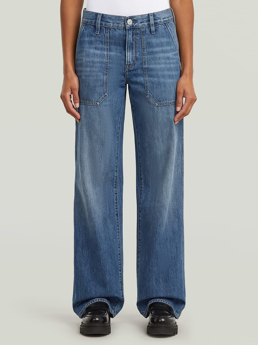 Bowey 3D Extreme Carpenter Loose Jeans | Dark blue | G-STAR® NL