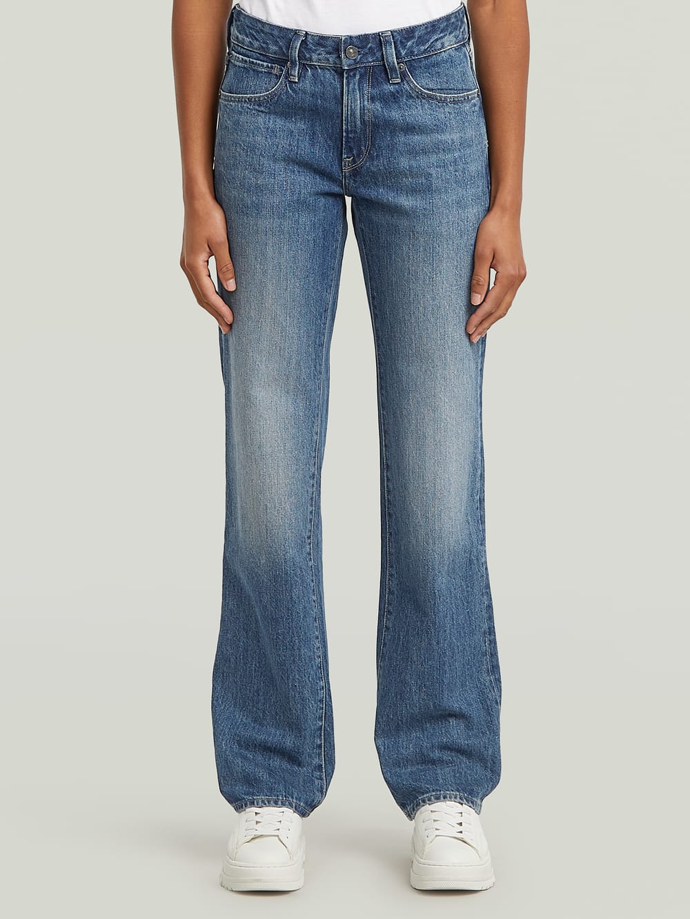 G-Staq Low Bootcut Jeans | Medium blue | G-STAR® US