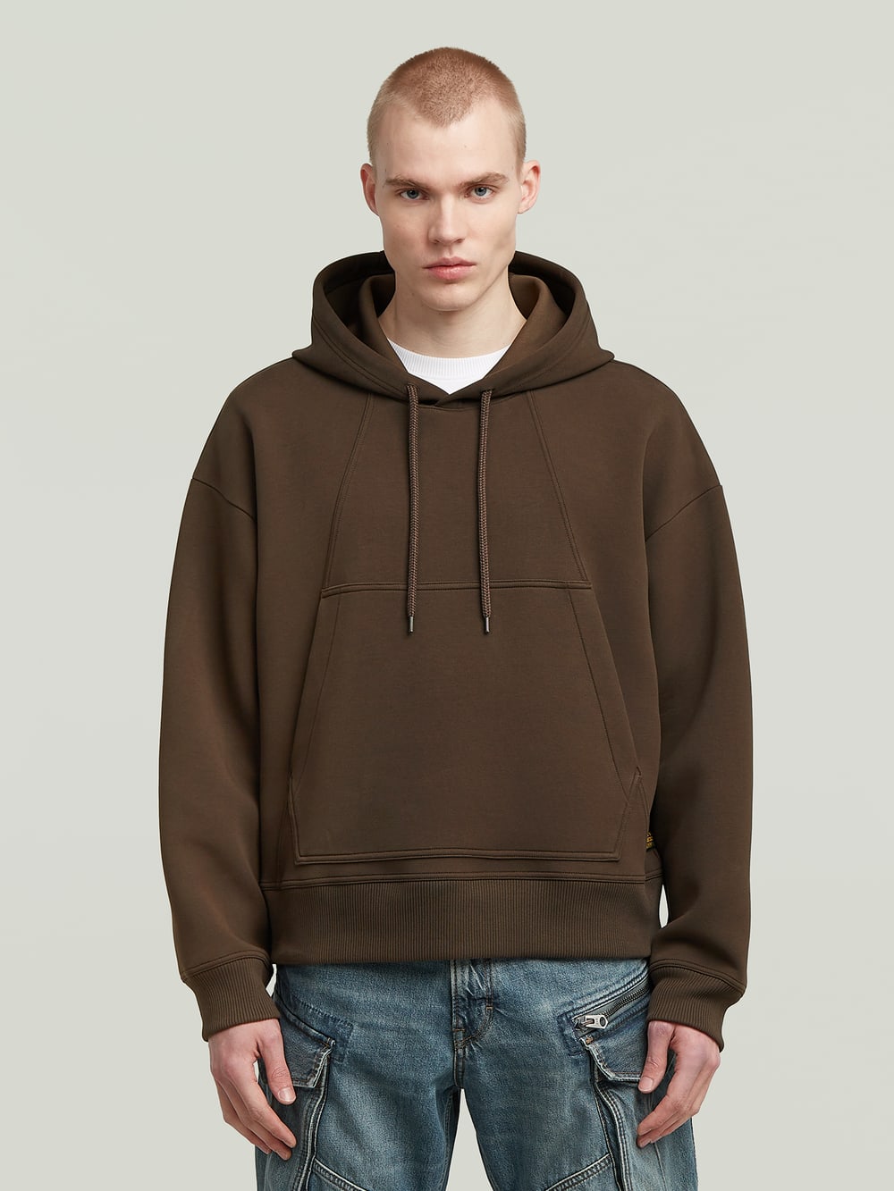 Brown | Men's Hoodies & Sweatshirts | Zip Hoodies | G-STAR® US