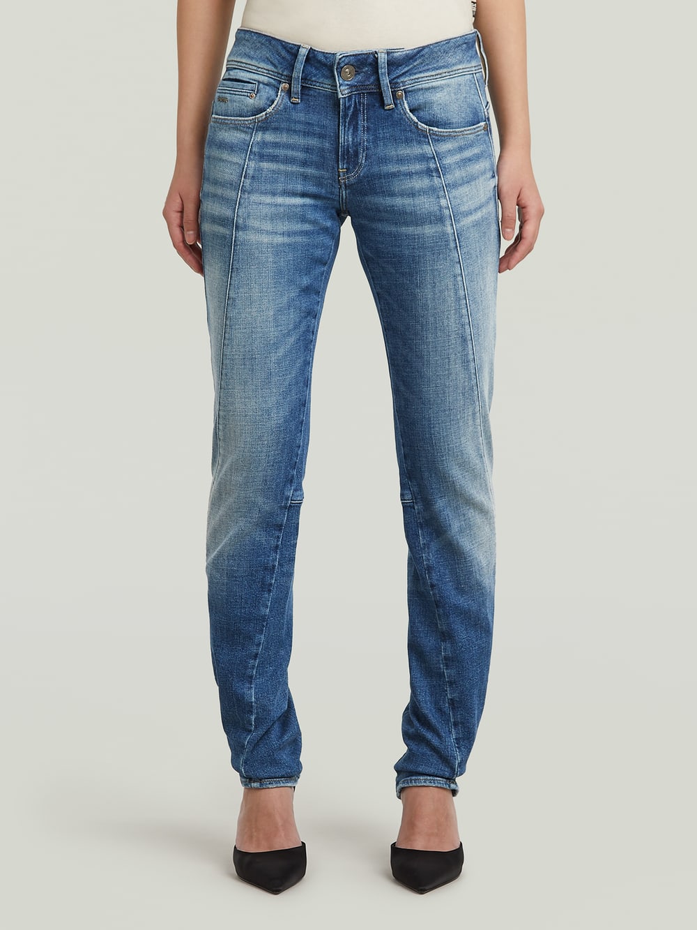 Midge Straight Jeans | Dark blue | G-STAR® DE
