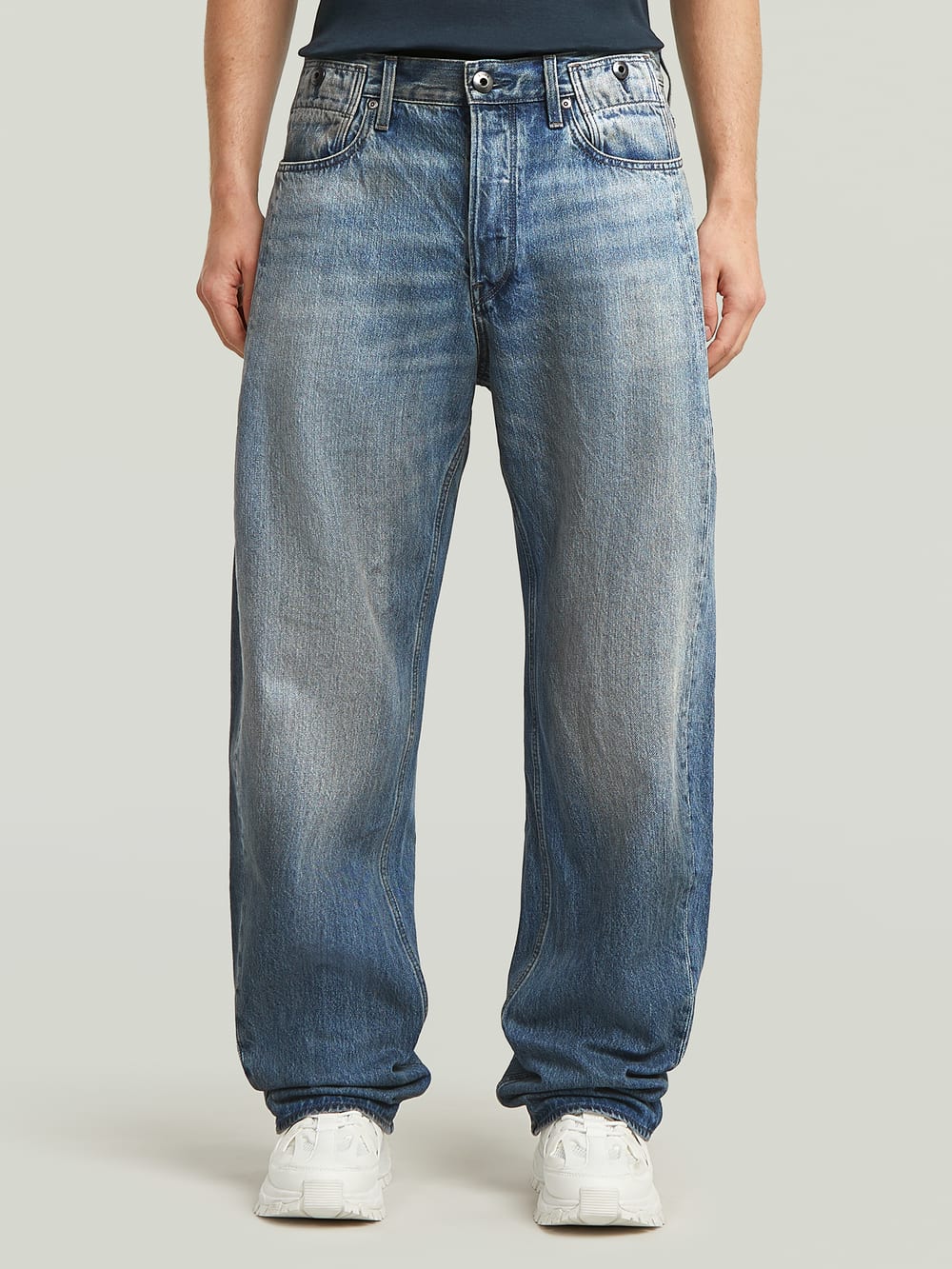 G-STAR Origins Bend Loose Selvedge Jeans | ダークブルー | G