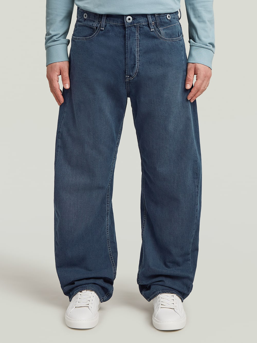 【代引き不可】 G-STAR Origins Bend 3D Loose Selvedge Jeans | ダークブルー パンツ