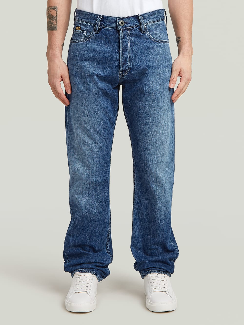 Dakota Regular Straight Jeans | Medium blue | G-STAR® TW