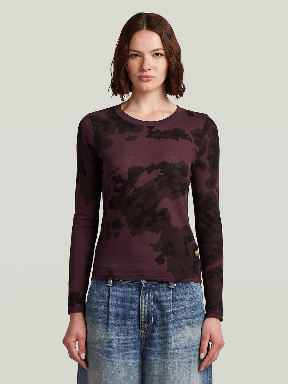 売れ筋商品|||ジースター Tシャツ レディース トップス SLIM - Long sleeved top - petrol Women's Long Sleeve Shirts & Tops | G-Star RAW® US
