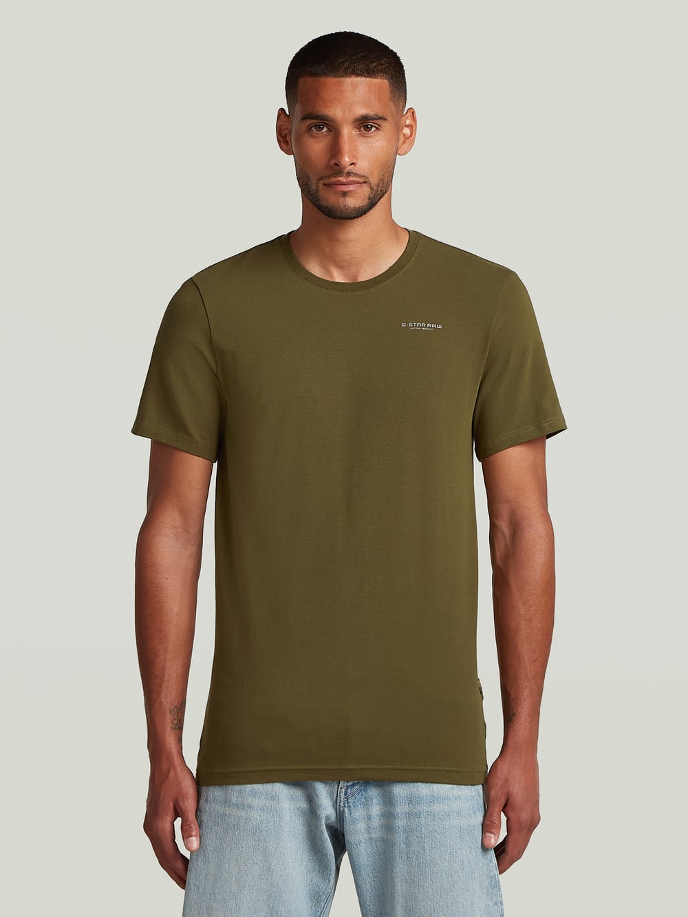 送料込★G-Star★半袖Tシャツ Base-S Ribbed Tシャツ Base-S T-Shirt | ブラック | G-STAR® JP