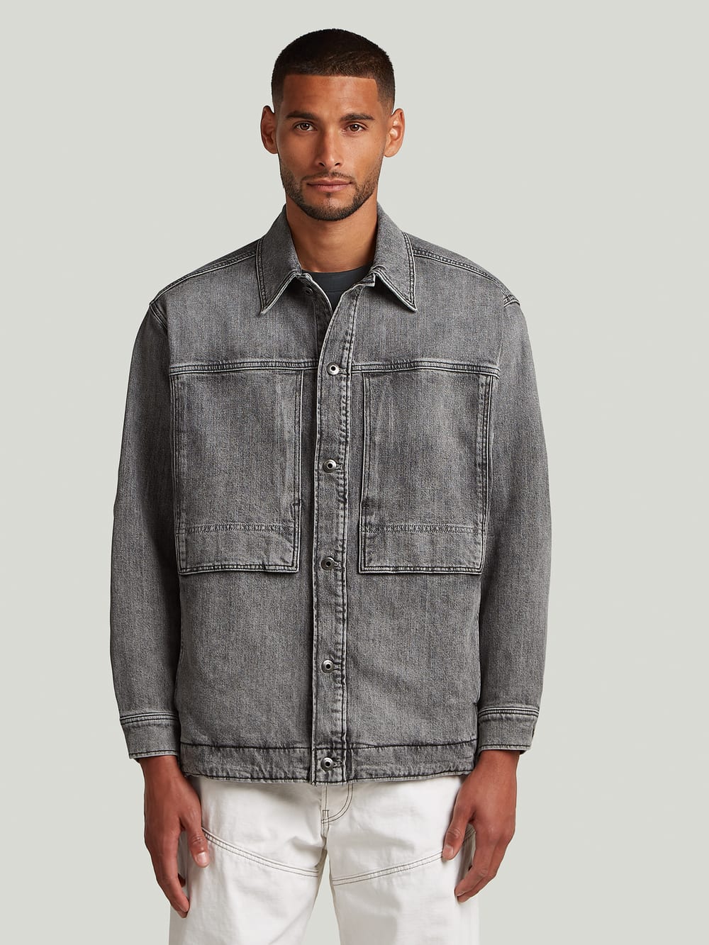 ジースターロウ　E SHANORAK DENIM Shanorak | Yellow | G-STAR® US