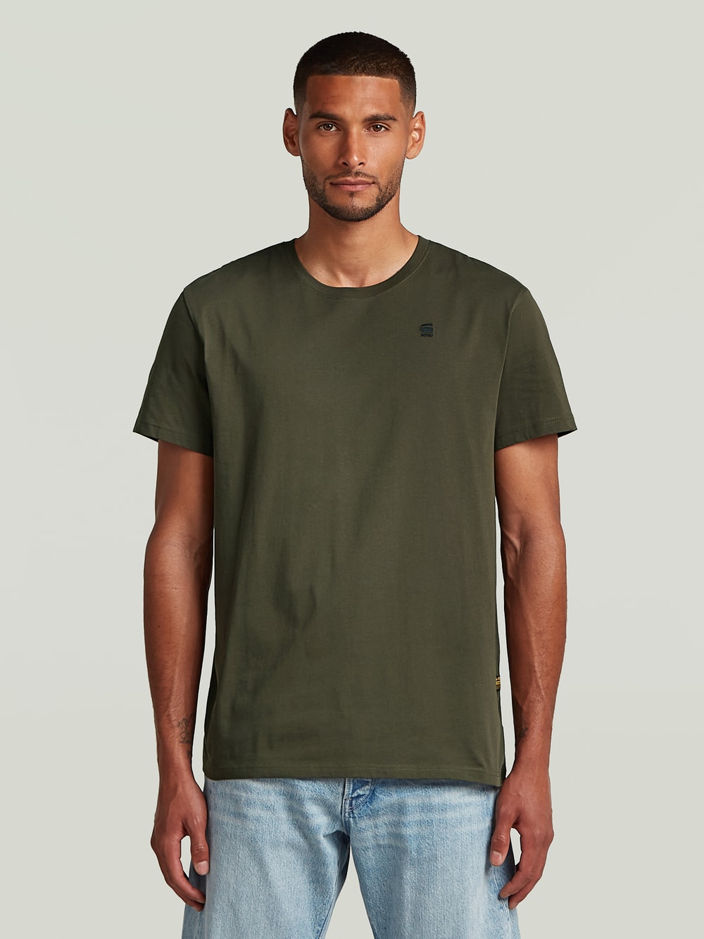 送料込★G-Star★Slim Base Tシャツ G-STAR RAW tシャツ SLIM BASE T-SHIRT/ベーシックワンポイント