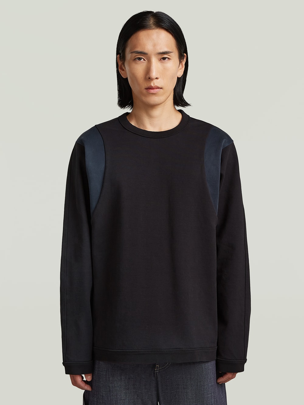 MN Premium Relaxed Sweater | ブラック | G-STAR® JP