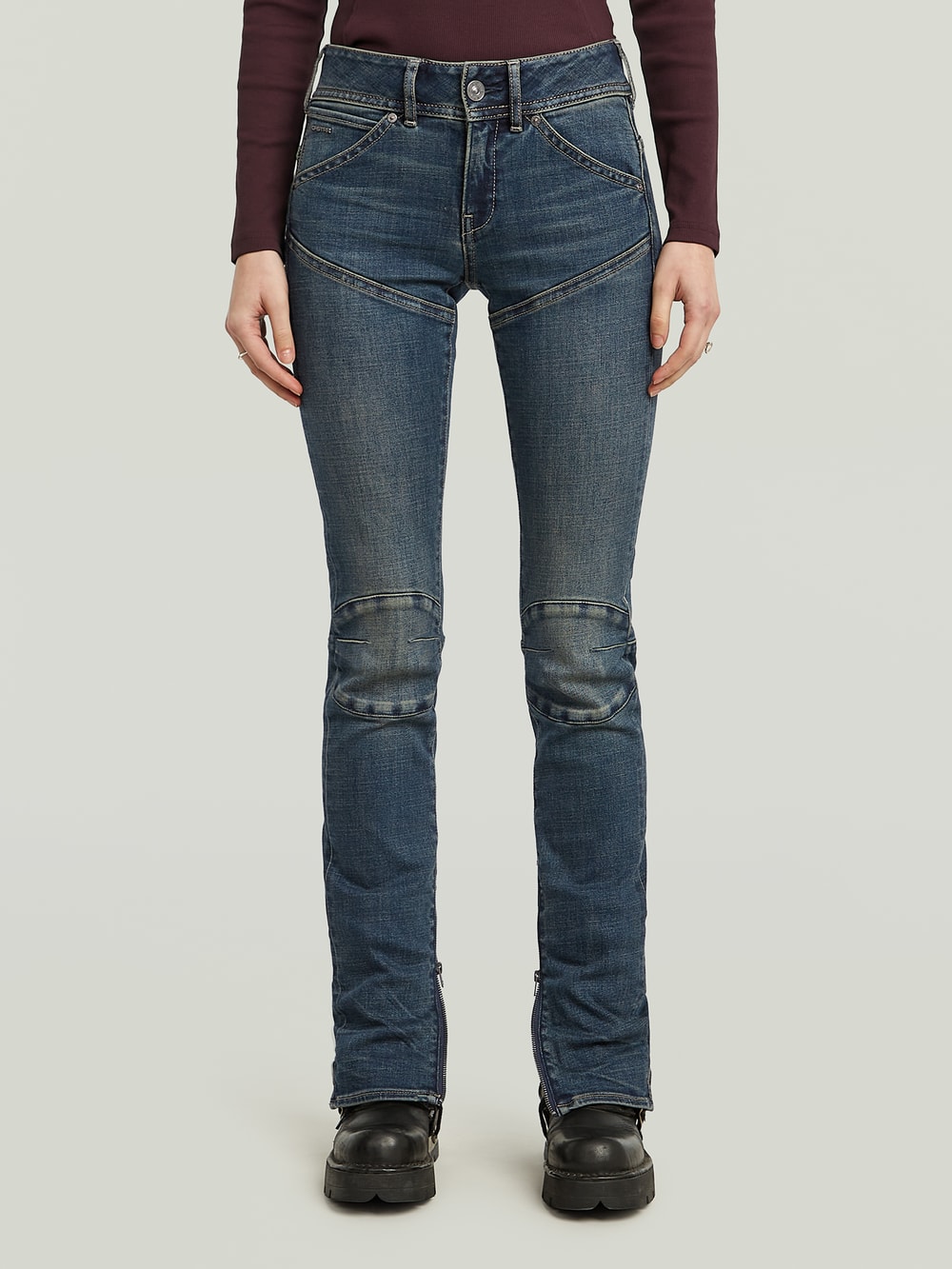 G–STAR RAW Moto Cross 3D Slim Jeans | Dark blue | G-STAR® US