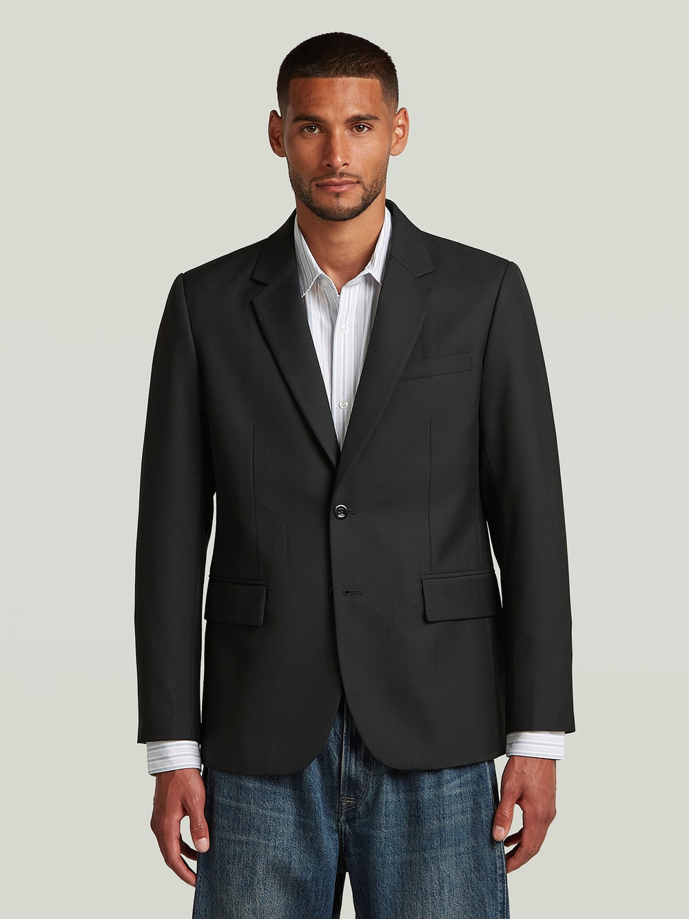 A-Line Tailored Blazer | ダークブルー | G-STAR® JP